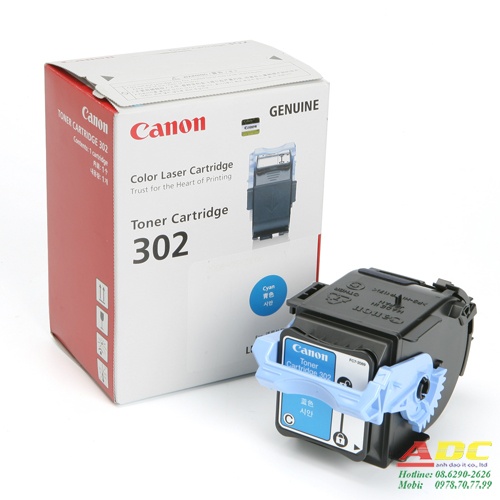Mực in Canon 302 Cyan Toner Cartridge